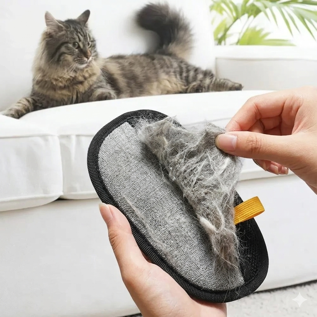FurSwipe™ 2‑in‑1 Pet Hair Removal Glove
