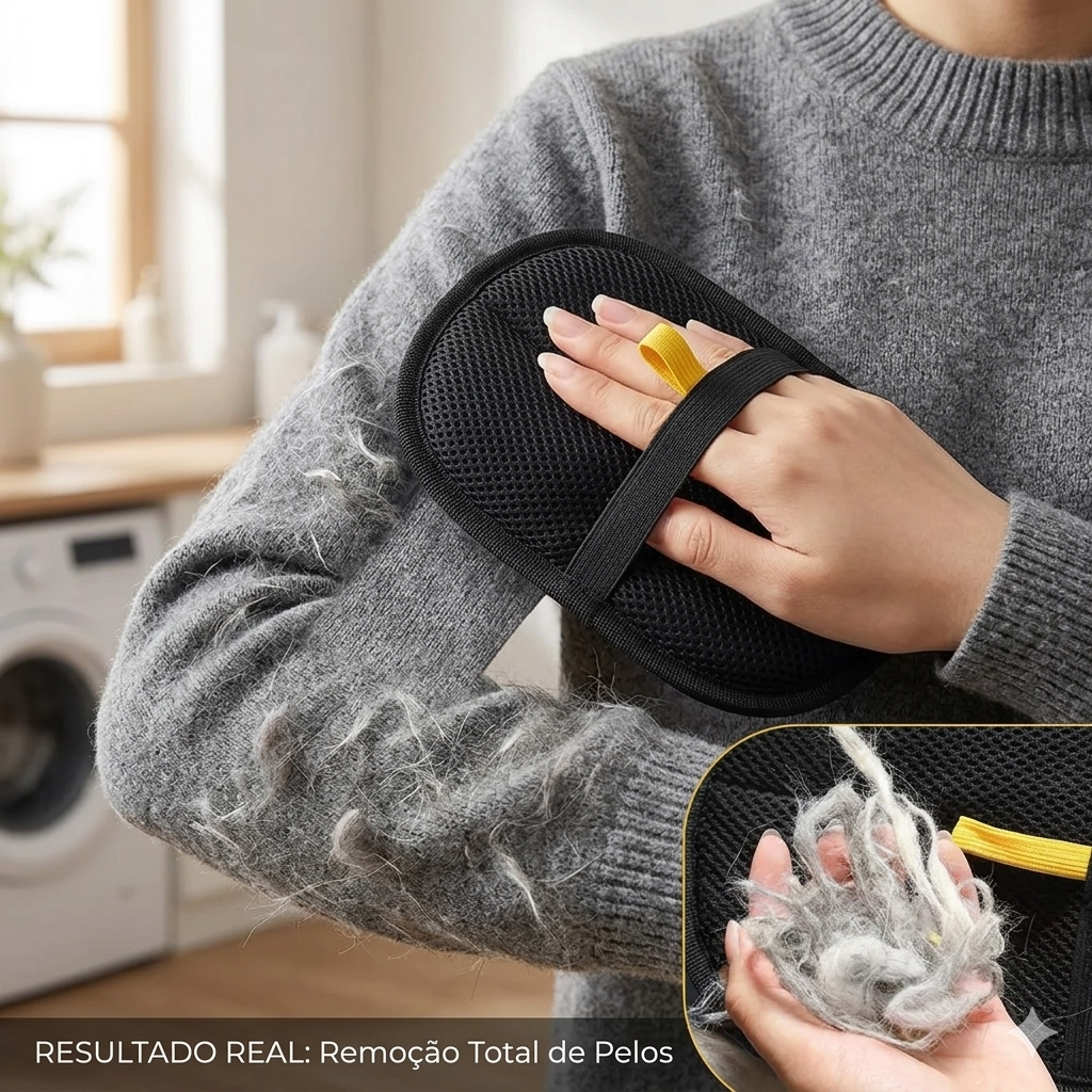 FurSwipe™ 2‑in‑1 Pet Hair Removal Glove
