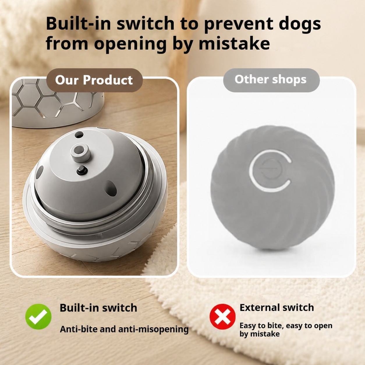 PawGlow Motion Ball