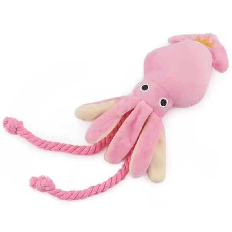 RoyalSquid™ Squeaky Tug Toy