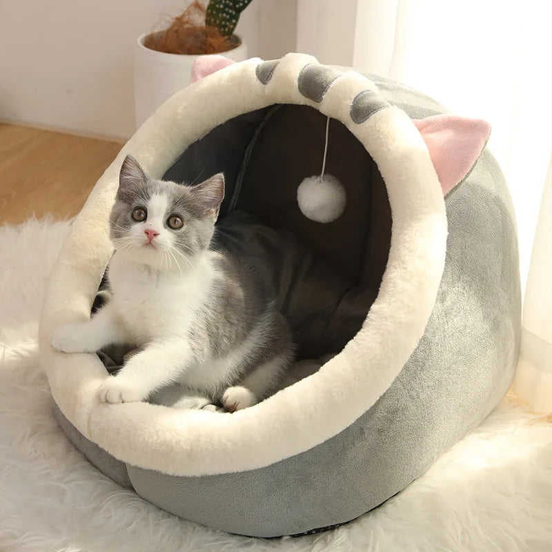 CozyWhisker Cave Bed
