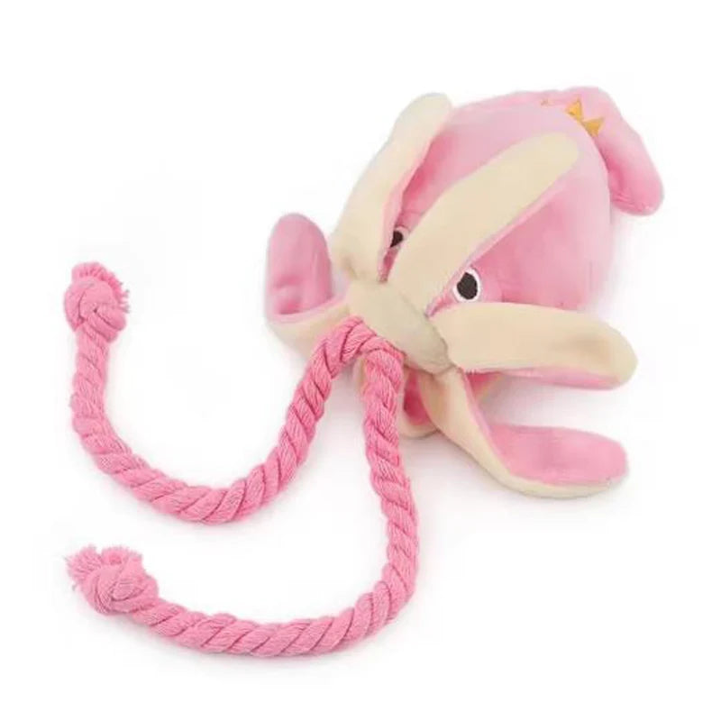 RoyalSquid™ Squeaky Tug Toy