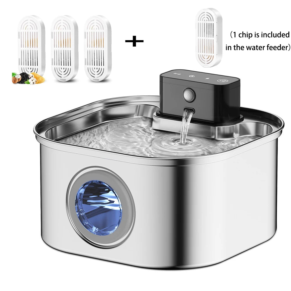 The HydraPure™ Stainless Smart Fountain