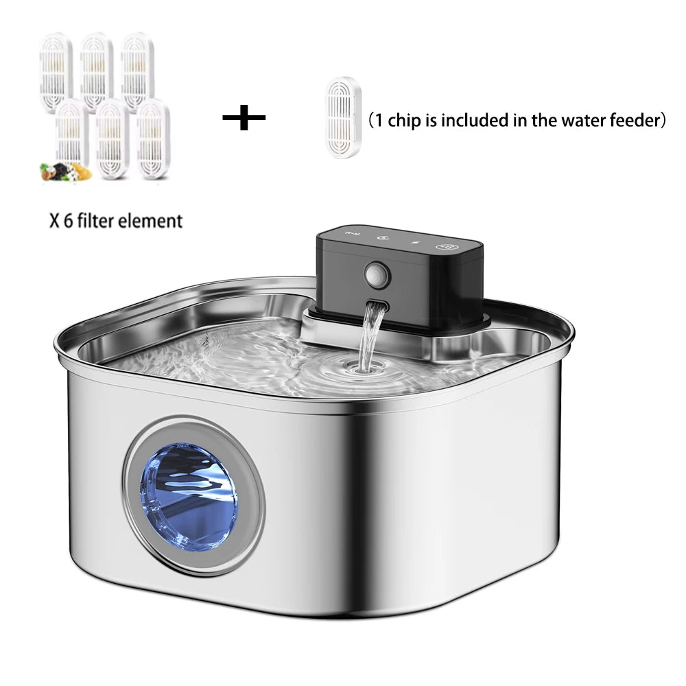 The HydraPure™ Stainless Smart Fountain