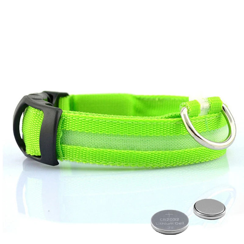 GlowGuard™ LED Safety Dog Collar