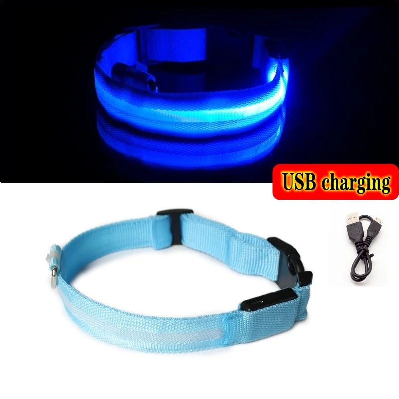 GlowGuard™ LED Safety Dog Collar