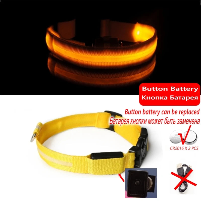 GlowGuard™ LED Safety Dog Collar