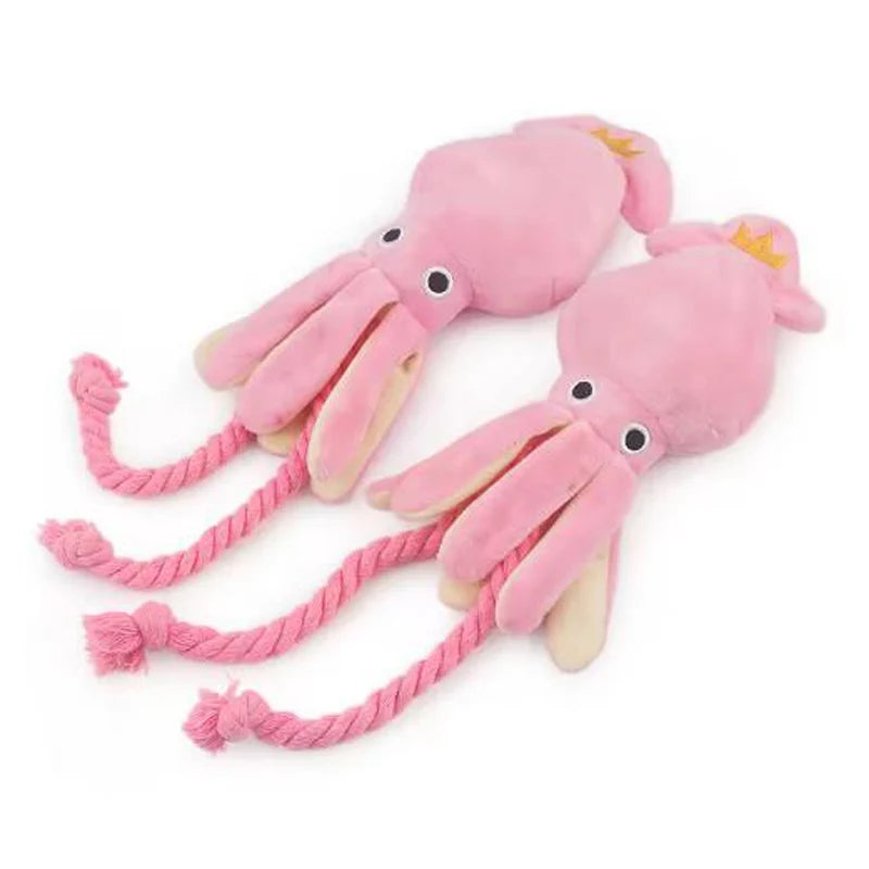 RoyalSquid™ Squeaky Tug Toy
