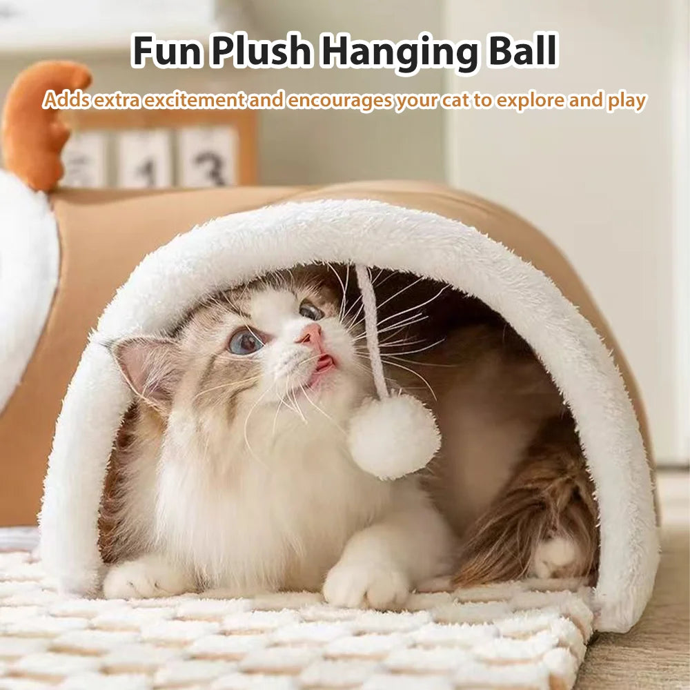 TunnelPaws™ Soft Cat Bed