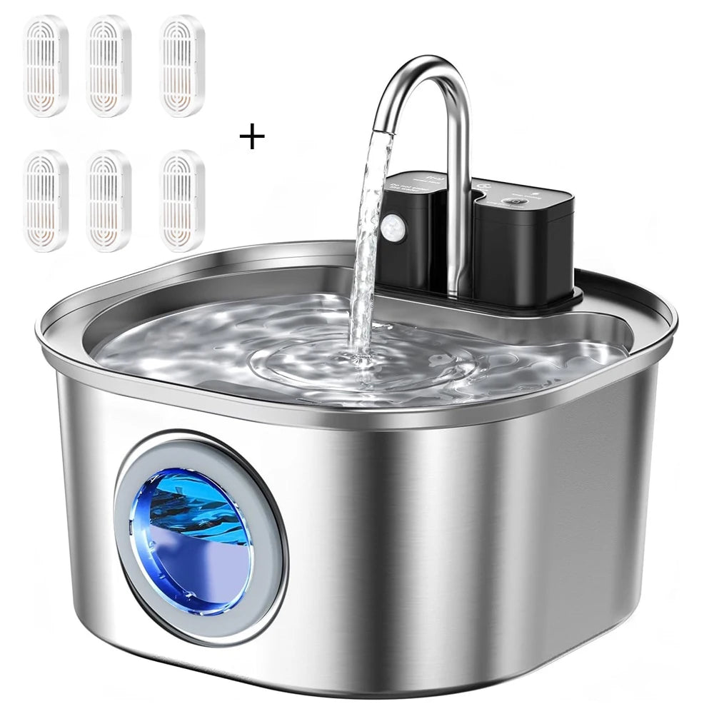 The HydraPure™ Stainless Smart Fountain