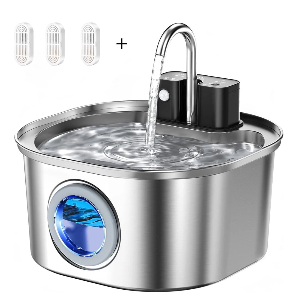 The HydraPure™ Stainless Smart Fountain