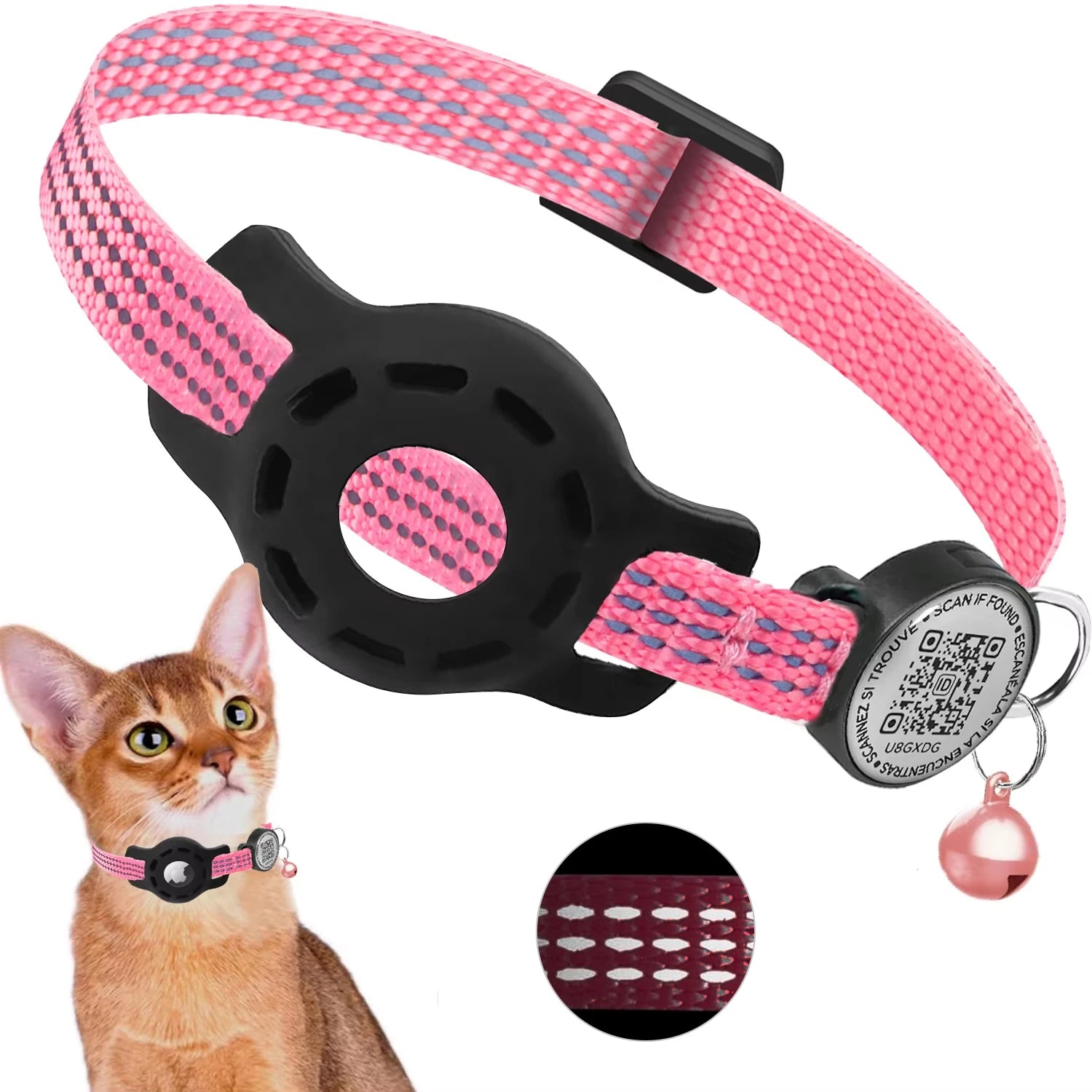 PawTrack™ Safety Cat Collar for AirTag