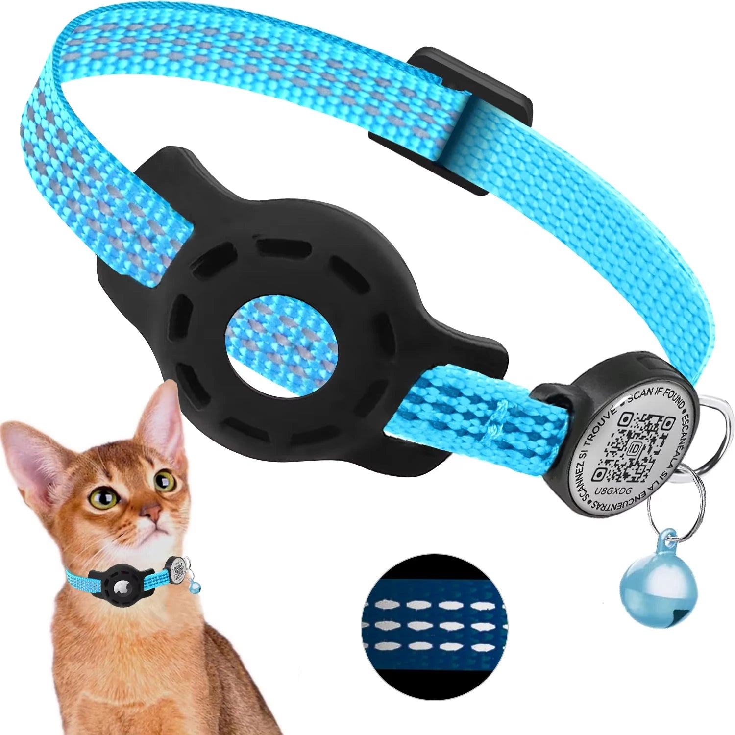 PawTrack™ Safety Cat Collar for AirTag